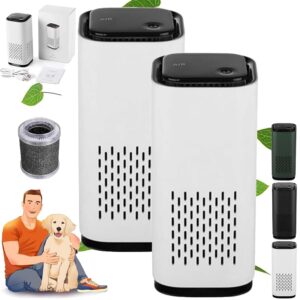 Puppy Mothers Pet Air Purifier, with True HEPA 3-in-1 Filters, Pet Air Purifiers for Home Cat Pee Smell, Covers Up to 990 Ft², Quiet 360° intake Air Cleaner for Dust Smoke Odor...