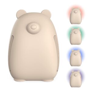 Pure Enrichment PureBaby Kids Bear Air True HEPA Air Purifier - Energy Star Rated, 4 Stage Air Filtration, UV-C Light, & Night Light for Medium-Large Rooms - Baby Nurseries, Kid...