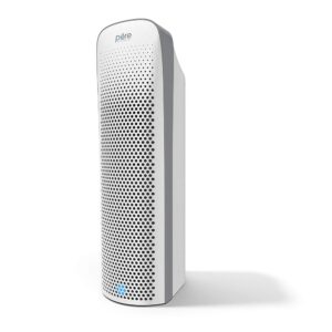 Pure Enrichment PureZone Elite True HEPA Large Room Tower Air Purifier with Air Quality Monitor, 4 Stage Filtration and UV-C Light, Helps Destroy Bacteria, Smoke, Pollen & Dust...
