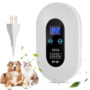 Qualirey Ozone Odor Eliminator for Strong Odor Cat Litter Deodorizer Plug in Air Purifier Dog Poof Odor Removal Air Ionizers Air Freshener for Home Kitchen Car Pets Bedroom...