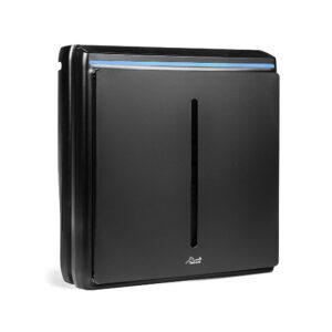 Rabbit Air A3 SPA-1000N Ultra Quiet HEPA Air Purifier, 6 stage filtration, Wall Mountable, For Large Rooms, Removes Airborne Allergens, Smoke, Dust, Mold, & VOCs (Black, Odor...