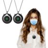 Rechargeable Ionizer Air Purifier, Wearable Air Purifier, Mini Necklace Air Purifier for Home, Kitchen, Portable Travel Air Cleaner with Carbon Fiber for Smell, Office, Bedroom,...