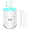 Rechargeable Mini Humidifier, Colorful Cool Mist Humidifier with 7 Color Light, Small Personal Desktop Humidifier for Baby Bedroom, Office, Nursery, Travel with Auto Shut-Off,...