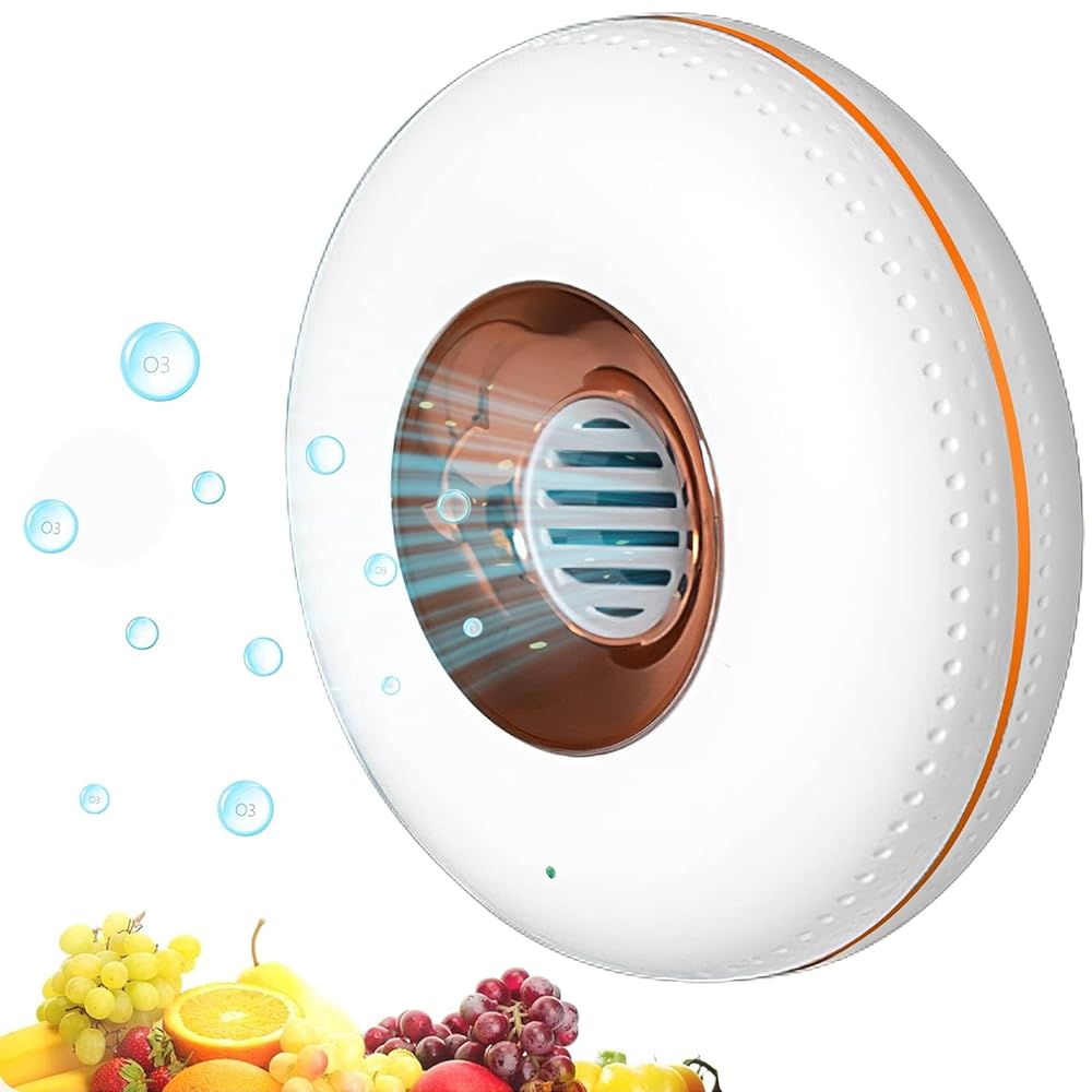 Refrigerator Deodorizer, Portable Rechargeable Ozone Odor Eliminator for Fridge Freezer Car Shoes Closet Kitchen Refrigerator Deodorizer, Portable Rechargeable Ozone Odor Eliminator for Fridge Freezer Car Shoes Closet Kitchen