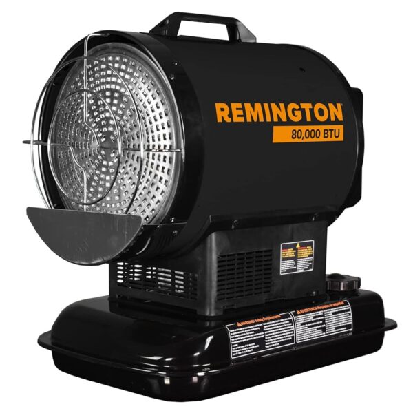 Remington 80,000 Btu Kerosene/Diesel Duo Powered Battery Radiant Heater (Rem-80Tboa-Ofr-B)