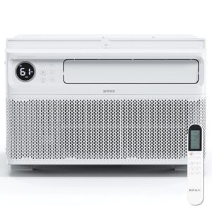 ROVSUN 10000 BTU Window Air Conditioner with Inverter Compressor, AC Unit for Window with Remote Control, Timer Function & Pre-Installed Side Panels for Easy Operation &...