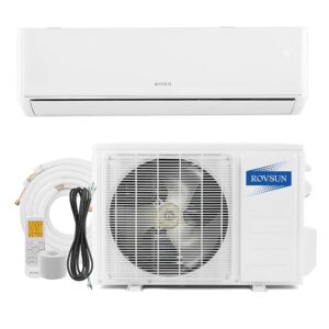 ROVSUN 12,000 BTU Mini Split AC/Heating System with Inverter, 23 SEER 230V Energy Saving Ductless Split-System Air Conditioner with Pre-Charged Condenser, Heat Pump, Remote...
