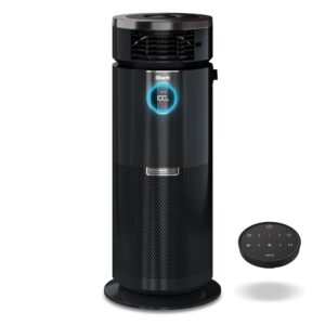 Shark R-HC501 3-in-1 Max 1000 Sq.Ft with NanoSeal HEPA, Cleansense IQ, Odor Lock Heater & Fan Air Purifier, Charcoal Grey - Certified Refurbished