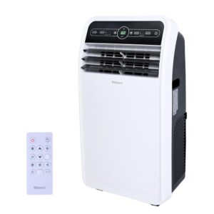 Shinco 10,000 BTU Portable Air Conditioner, Portable AC Unit with Built-in Cool, Dehumidifier & Fan Modes for Room up to 300 sq.ft, RC, 24 Hour Timer, Window Kit