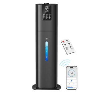 Smart Humidifiers Large Room Bedroom Home, 2.11Gal(8L) Quiet Top Fill Cool Mist Humidifier, Smart App & Remote Control, 3 Speed Humidifier with 360° Nozzle, Humidity Setting for...
