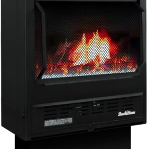 Stove Model 1127 Freestanding Pedestal | 25,000 BTU Heating | Vent-Free Natural Gas with Blower