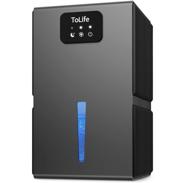 ToLife Dehumidifiers for Bedroom, 95 OZ Dehumidifier for Room with Auto Shut Off, Sleep Mode (950 sq. ft) Portable Dehumidifier for Bathroom, Home, Basement, RV, 7 Colors LED...