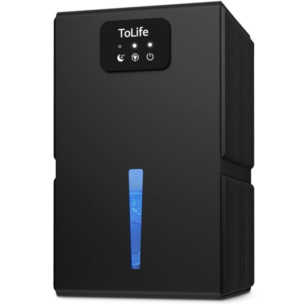 ToLife Dehumidifiers for Bedroom, 95 OZ Dehumidifier for Room with Auto Shut Off, Sleep Mode (950 sq. ft) Portable Dehumidifier for Bathroom, Home, Basement, RV, 7 Colors LED...