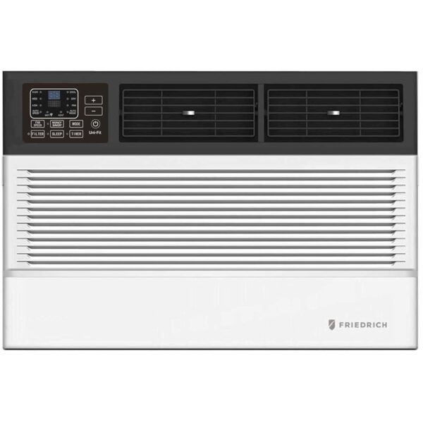 UET10A33A Smart Thru-the-Wall Air Conditioner with 10000 Cooling BTU Capacity 10600 BTU Heating Capacity Quietmaster Technology and 4 Fan Speed in White