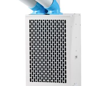 Uninex SAC3000AS Indoor/Outdoor KOOLZONE Mobile Spot Cooler with Twin Duct, Auto-Oscillating, Industrial Grade, 10,236-BTU, R410A Refrigerant