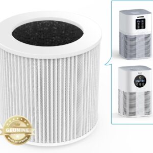 VEWIOR Official A1 A1W Air Purifier Replacement Filter H13 True HEPA Air Purifier Filter, Compatible with VEWIOR HQSC-50 HQKJ-80 A1 A1W Air Purifier