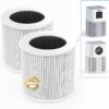 VEWIOR Official A1 A1W Air Purifier Replacement Filter H13 True HEPA Air Purifier Filter, Compatible with VEWIOR HQSC-50 HQKJ-80 A1 A1W Air Purifier, 2-Pack