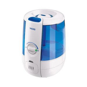 Vicks CoolRelief Cool Mist Humidifier Small to Medium Room Vaporizer for Baby, Kids, Adults, 1.2 Gal