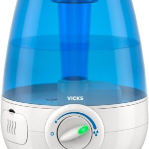Vicks Filter-Free Ultrasonic Humidifier. #1 Brand Recommended by Pediatricians*. 1.2 Gal Ultrasonic cool mist humidifier for medium to large Bedrooms, Kids Rooms, and More. Use...