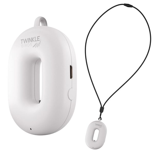 Wearable Air Purifier Necklace - Portable Personal Ionizer - Rechargeable Travel-Size Air Cleaner - Removes Dust Allergen Odor Viruses Bacteria - Use in Office Airplane Train...