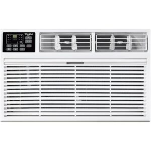 Whirlpool WHAT142-HAW 14,000 230V Air Conditioner with Supplemental Heat, Dehumidifier and Remote, Wall AC Unit for Apartment, Living Large Rooms up to 700 Square Feet in White,...