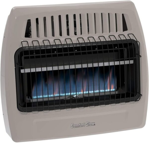 WORLD MKTG OF AMERICA/IMPORT CGS379 Dual Fuel Blue Flame Vent Free Wall Heater, 30,000 BTU, Beige