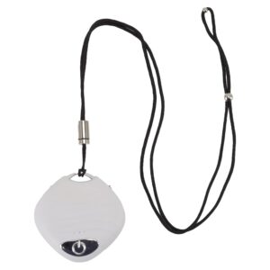 Zerodis Air Purifier Necklace, 5V Portable Ionizer Rechargeable Ion Air Purifier Simple to Use Air Filter Device Necklace Purifier for Home Car with USB Cable 2x2x0.6inch