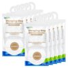 ZSZMFH 10 Pack Moisture Absorber Hanging Bags, Fragrance Free Humidity Packs, 15 OZ Dehumidifier Bags Effectively Trap Extra Moisture,Hanging Closet Dehumidifier Bags-425g/pack