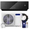 DELLA Umbra Series 18000 BTU Energy Saving Mini Split Work with Alexa 19 SEER2 Cools Up to 1000 Sq.Ft Split AC & 1.5 Ton Heat Pump Ductless Pre-Charged Inverter System(R32...
