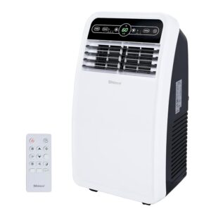 Shinco 8,000 BTU Portable Air Conditioner, AC Unit with Built-in Cool, Dehumidifier & Fan Modes for Room up to 200 sq.ft, Conditioner Remote Control, 24 Hour Timer, Installation...